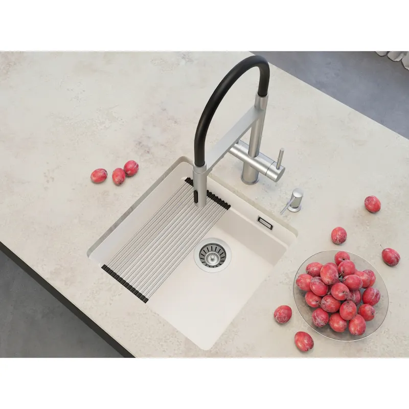 Кухонная мойка Grandex Aqua Comfort 500101, белый