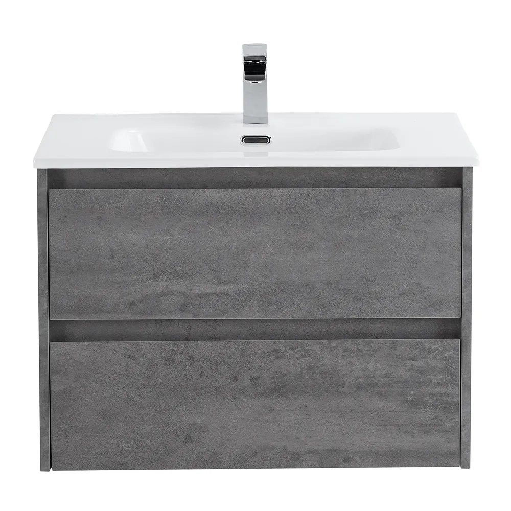 База под раковину подвесная BelBagno Kraft 700х500х460 мм, Cemento Grigio (KRAFT-700-2C-SO-CG)