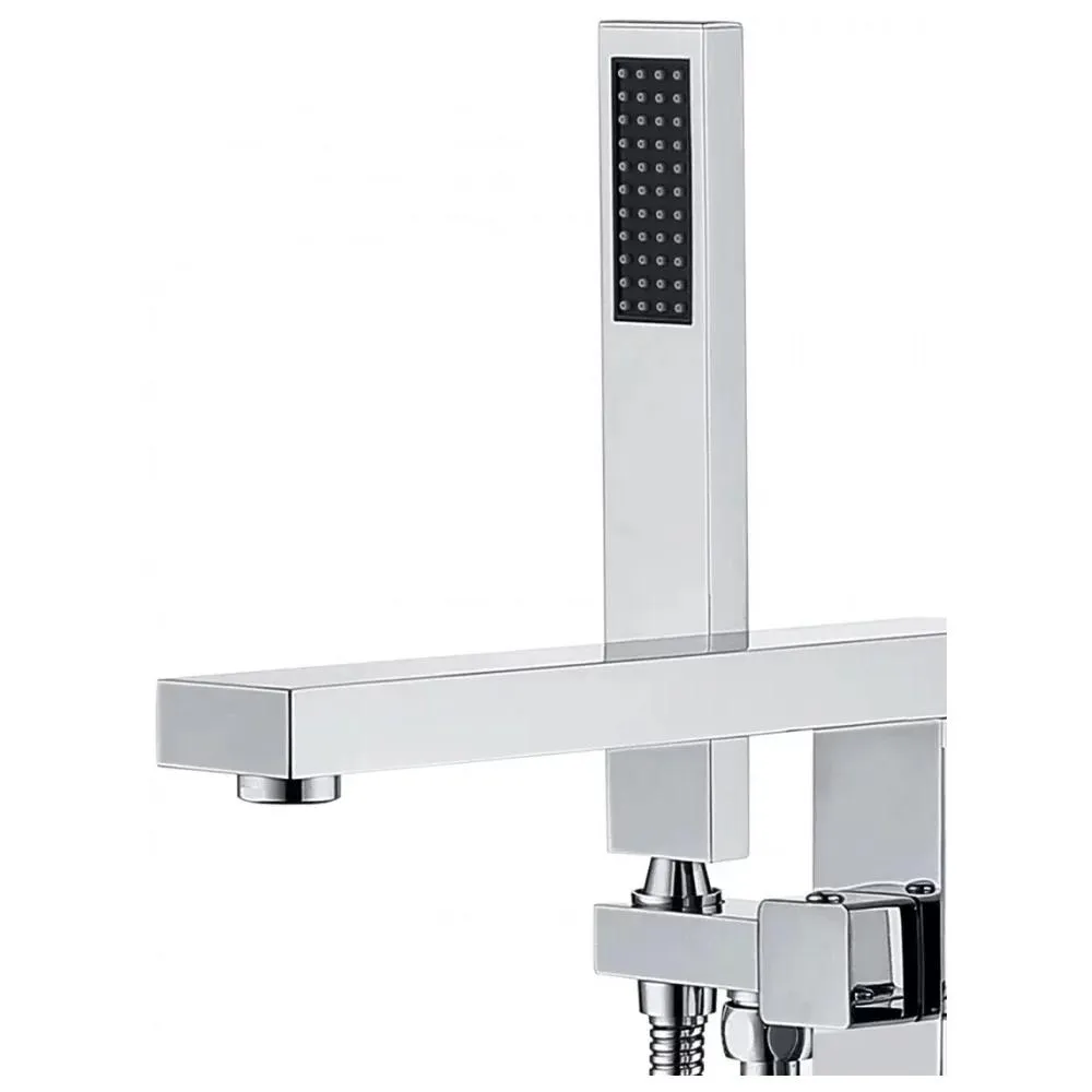 Смеситель напольный для ванны Groсenberg GB800CR, хром