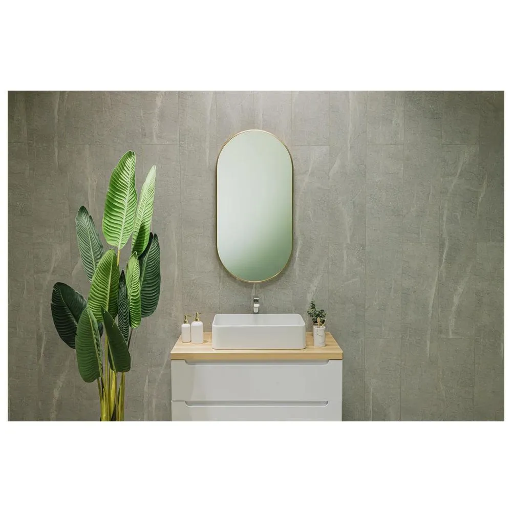 Зеркало Silver Mirrors Aurora 500х1000 (алюм. профиль, цвет золото)