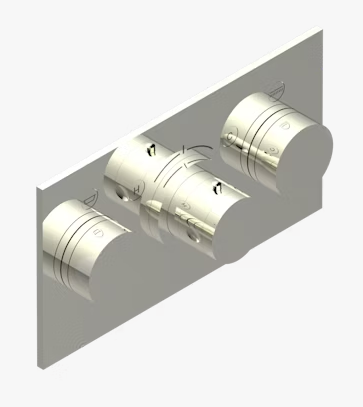 Смеситель для душа THG Dahlia, никель (A41 B01 5401BEH)