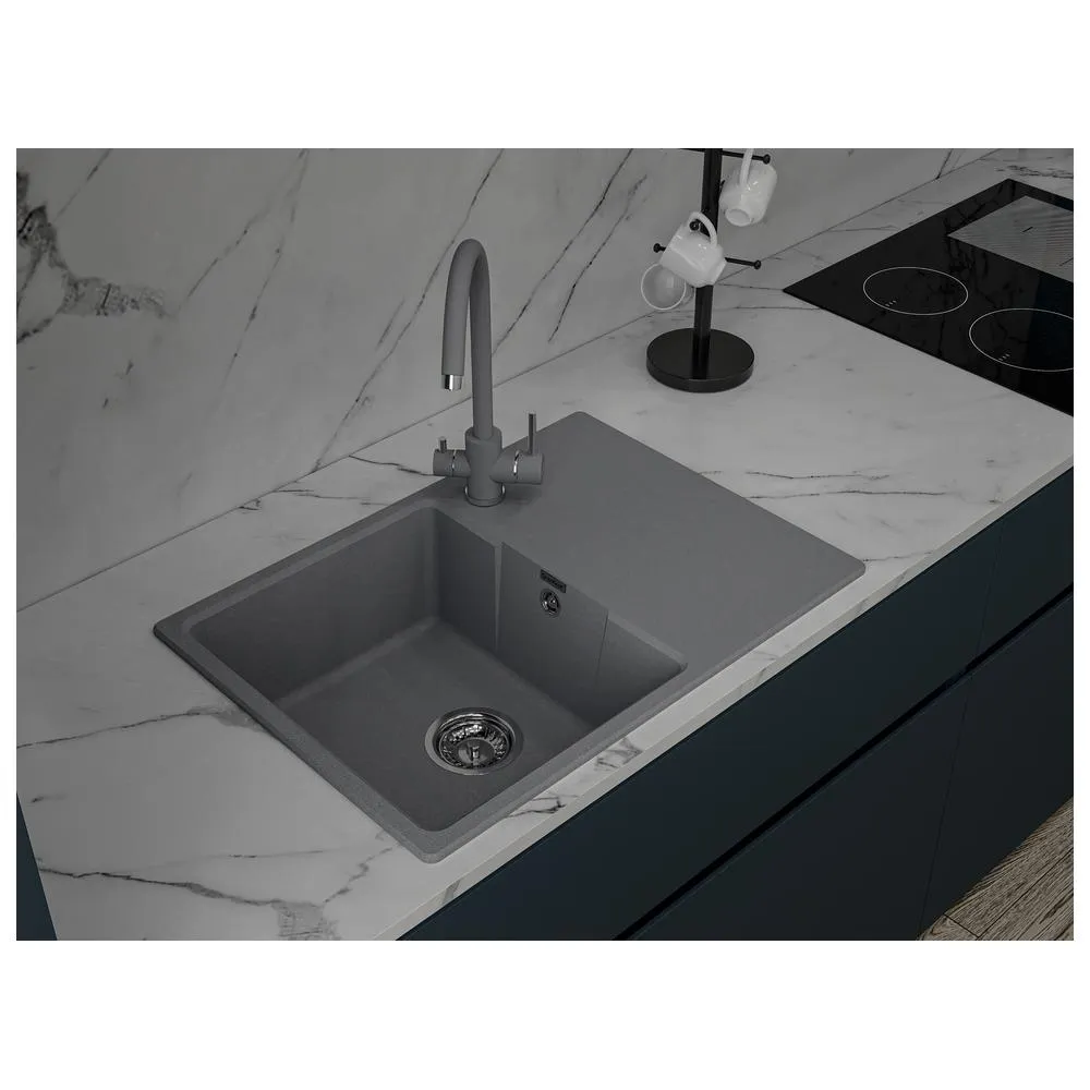 Кухонная мойка GranFest URBAN 668L, темно-серый