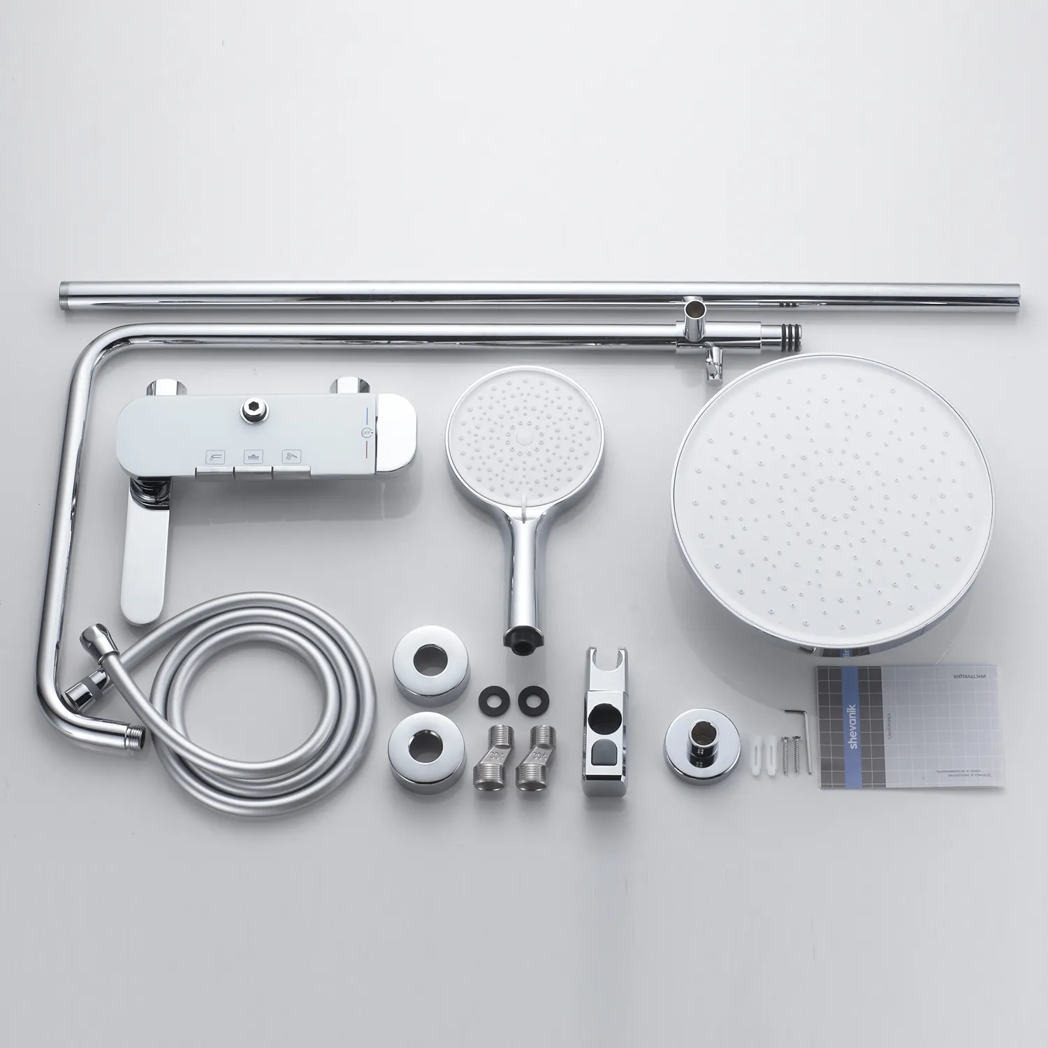 Душевая система Shevanik S4726, хром