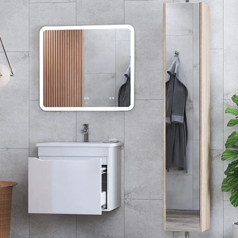 Тумба с раковиной подвесная VIGO Grani tp.GRI.OSK.75.1Y, 75 см