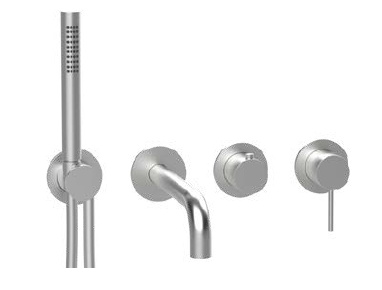 Смеситель для ванны и душа Almar Water Control Modular, с переключателем на 2-3 положения, Stainless Steel AISI 316 (E180143.316)