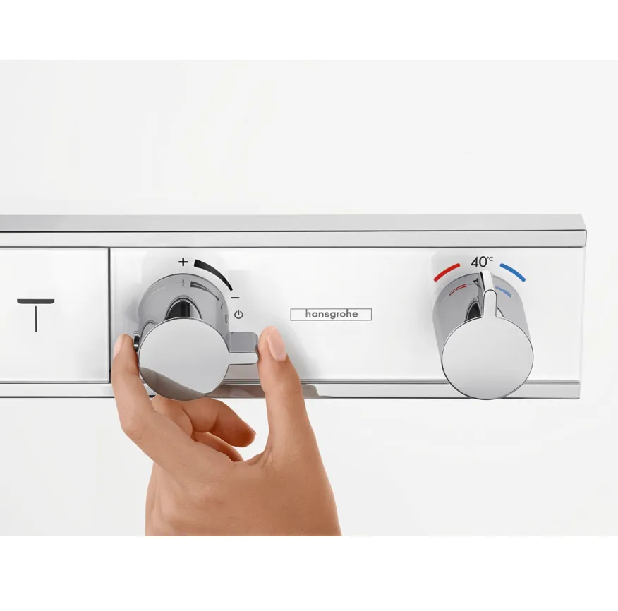 15382000S Set HG RainSelect термостатический смеситель для душа (15382000+15312180)