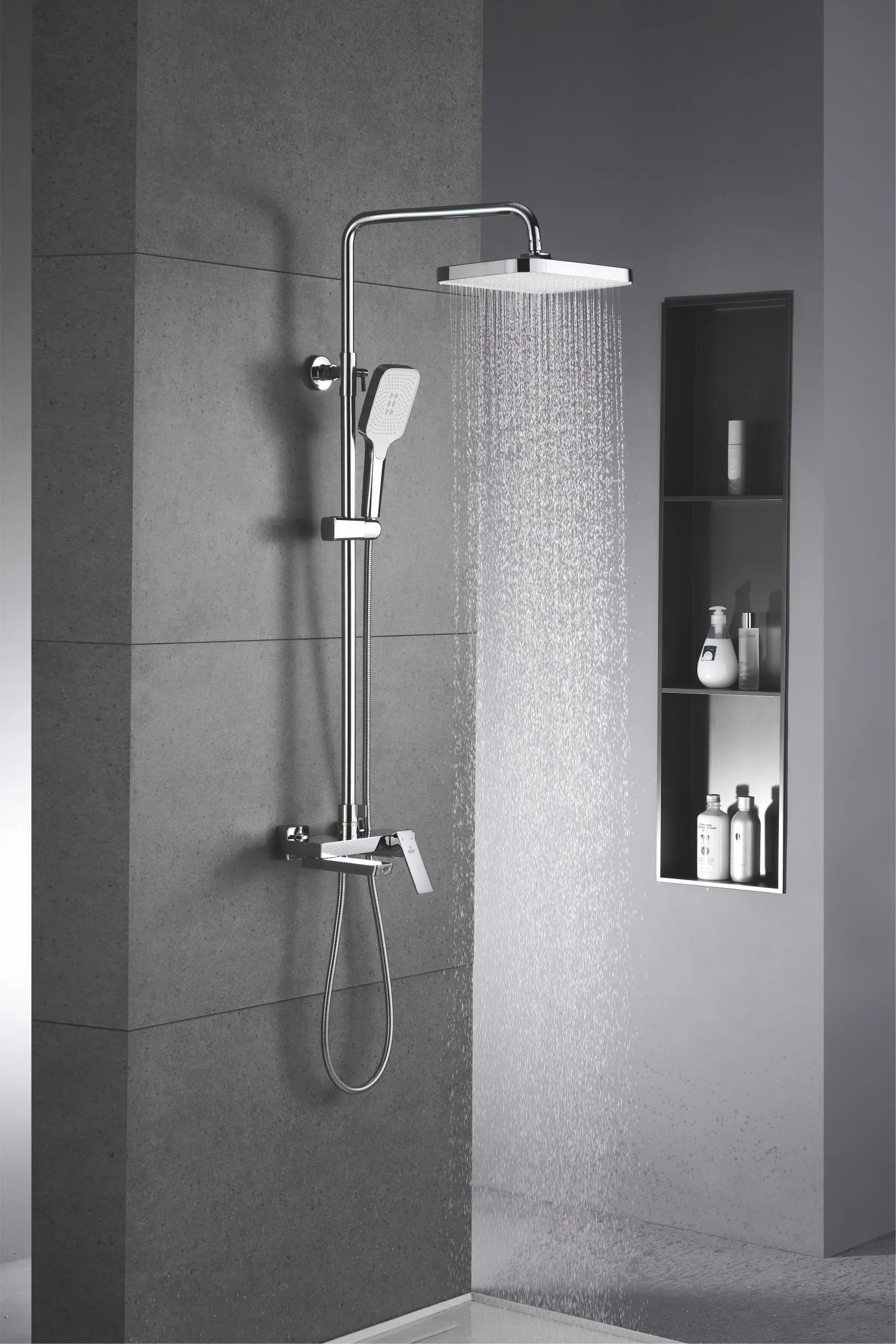 Душевая система Rose R1836, хром