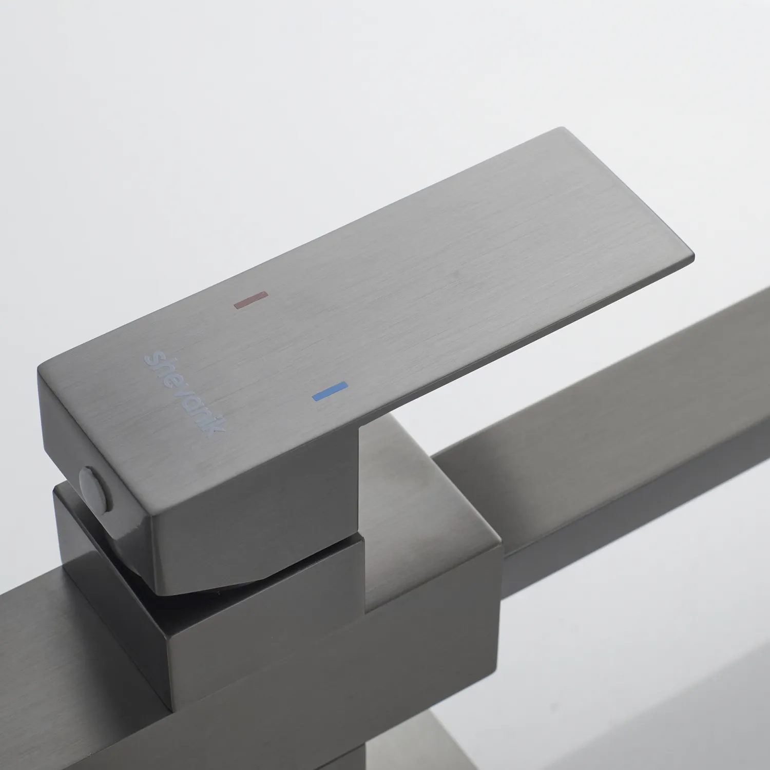 Смеситель для кухни с подключением фильтра Shevanik S148T, оружейная сталь