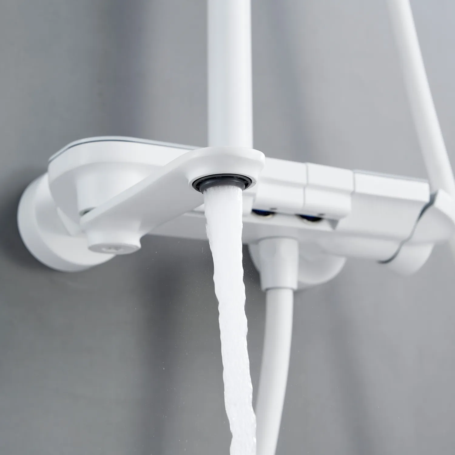 Душевая система Shevanik S4726C, белый