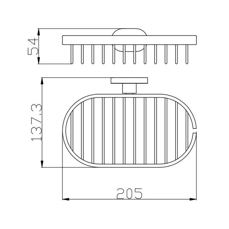 Мыльница Rav Slezak YUKON YUA0301, хром