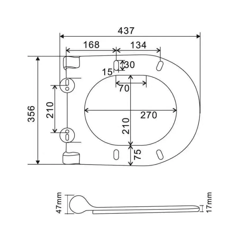 Унитаз подвесной Knotlor WC51WG, белый