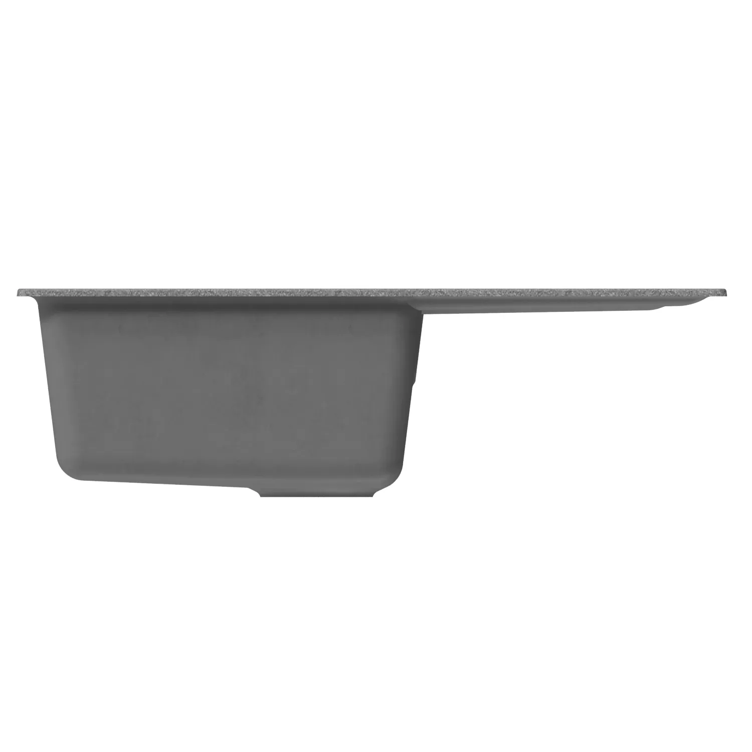 Мойка MIXLINE ML-GM19 с крылом  графит (342) 750*495*200мм NEW (551988)