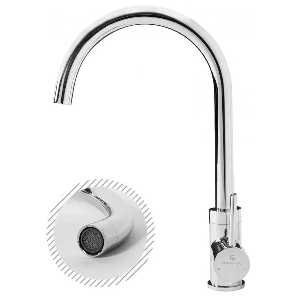 Смеситель для кухни Grocenberg GB40040CR, хром