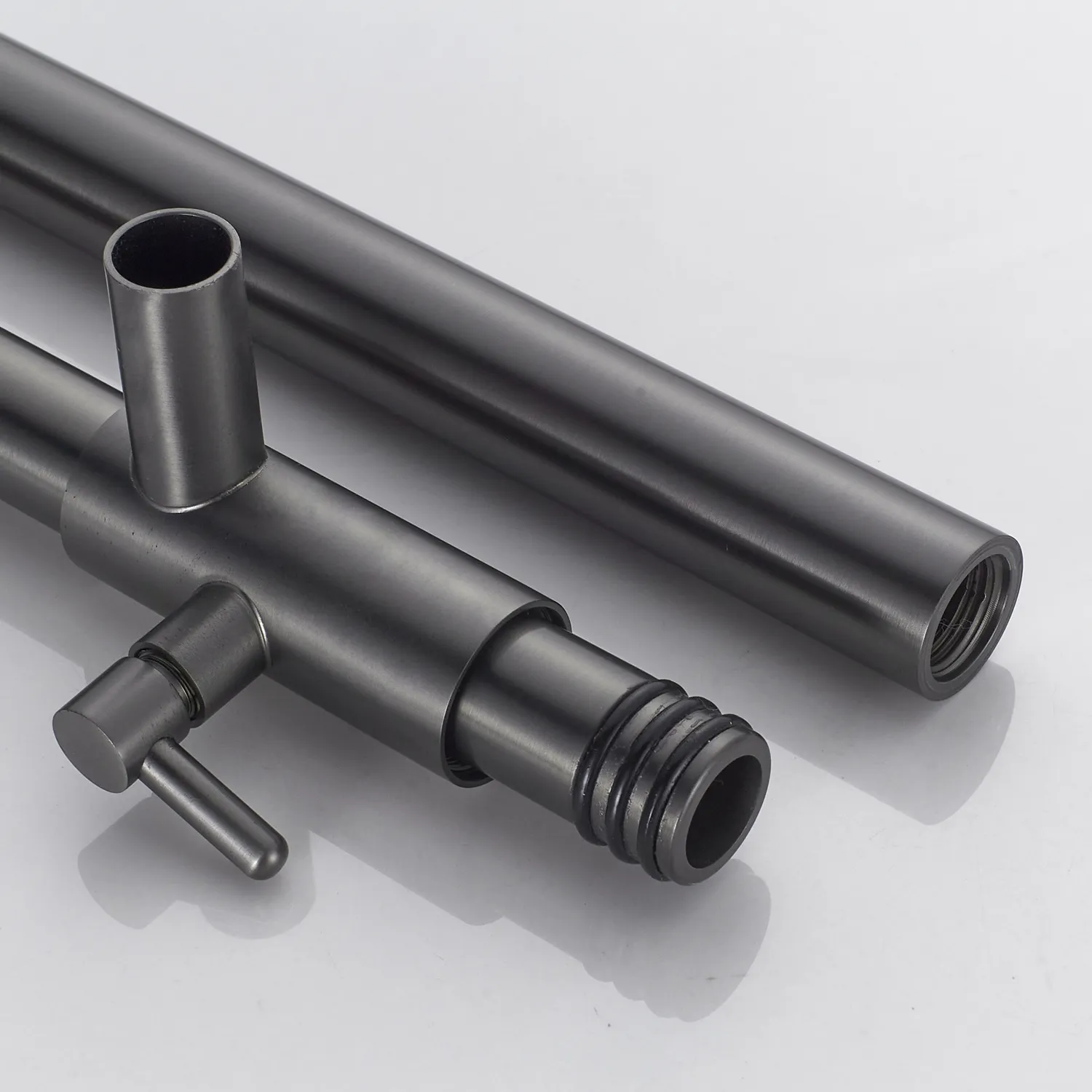 Душевая система Shevanik S8936T, оружейная сталь