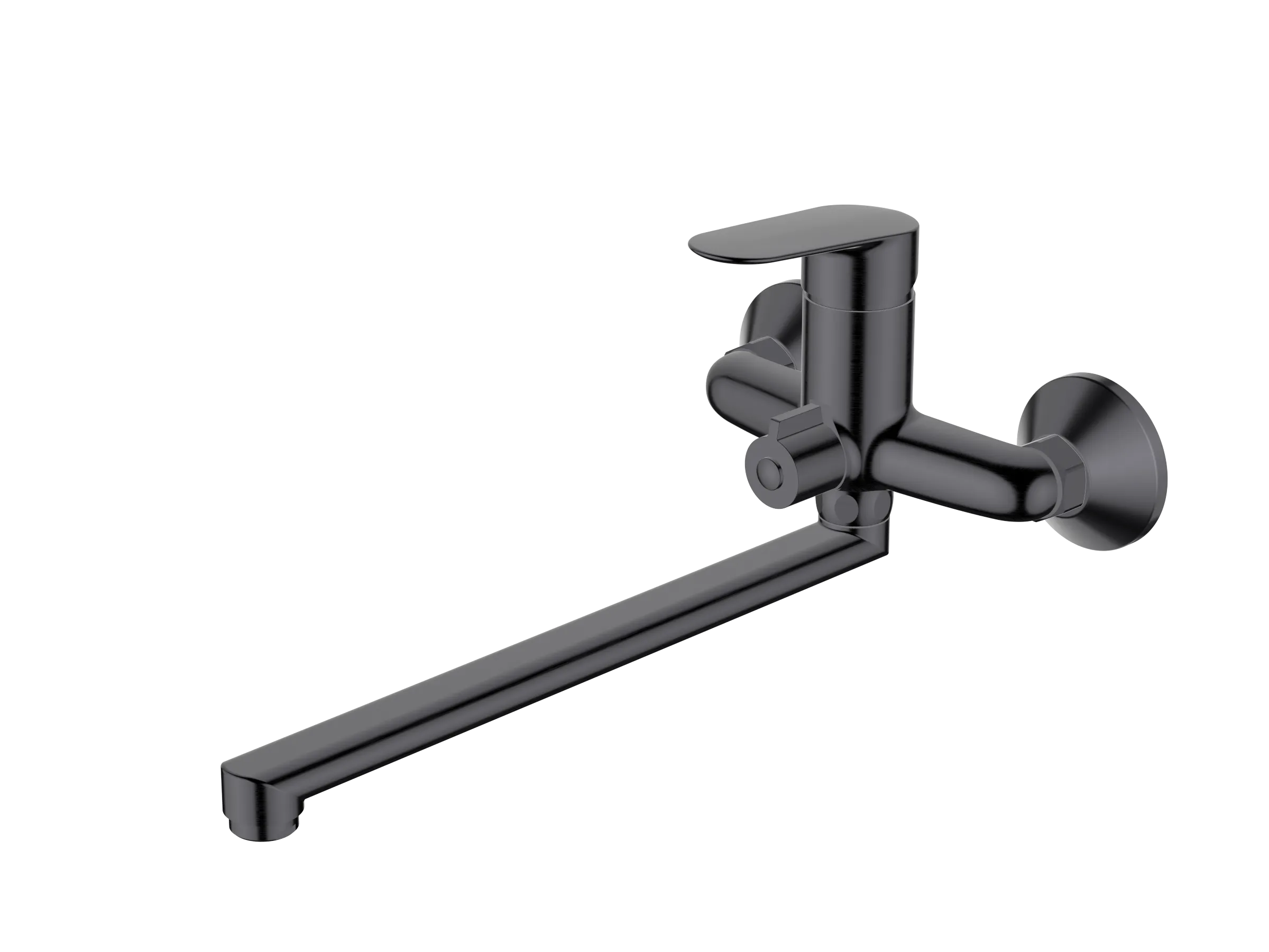 Смеситель для ванны HAIBA оружейная сталь (HB22796-3)