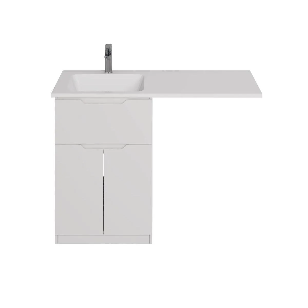 Тумба с раковиной напольная Dreja Vega 60 см, белый