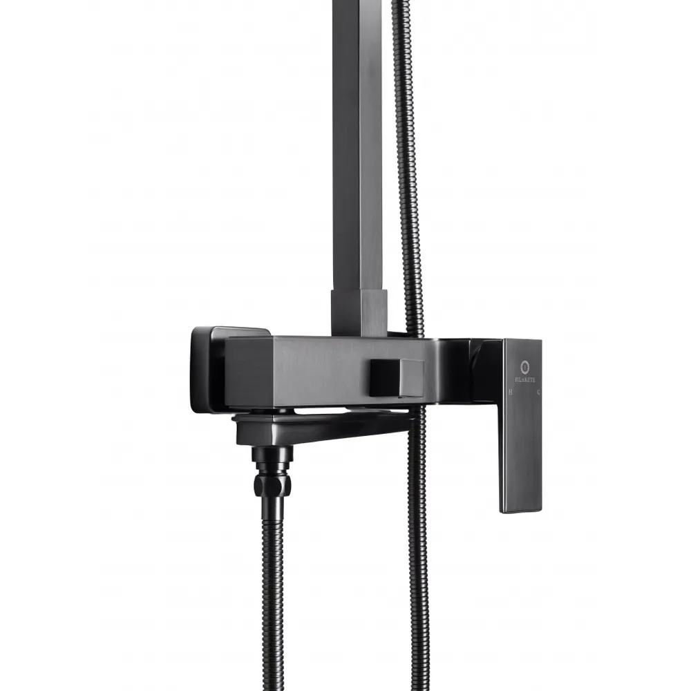 Душевая система FILARETE FL2060BG, графит
