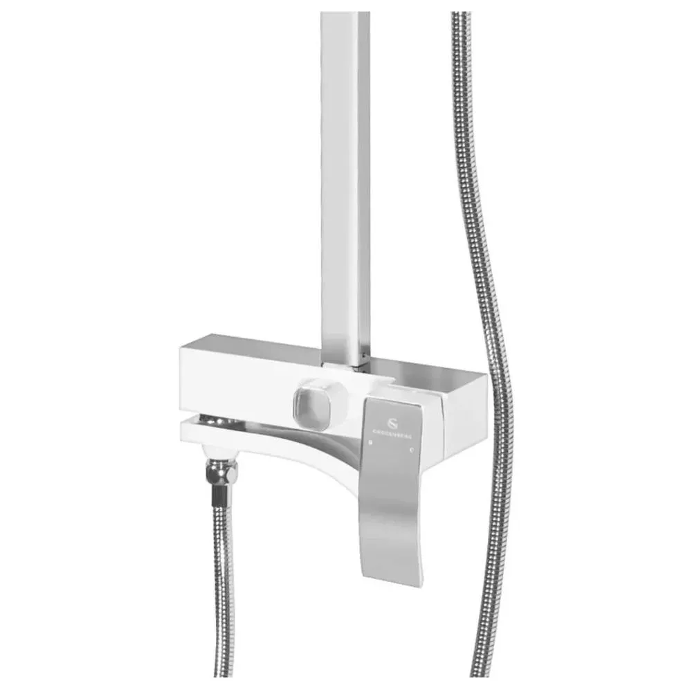 Душевая система Grocenberg GB7007-1WC, белый/хром