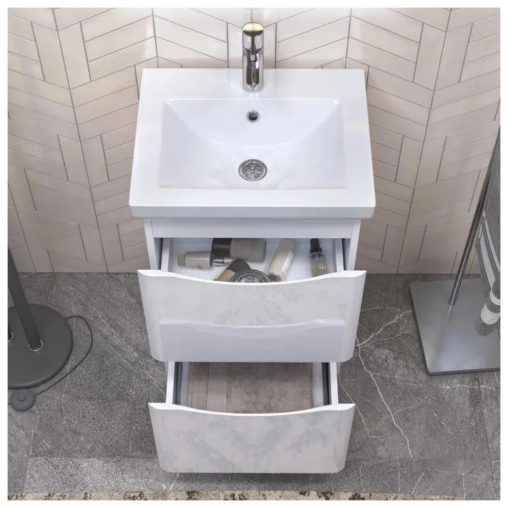 Тумба с раковиной напольная VIGO Glem  321-com, 50 см