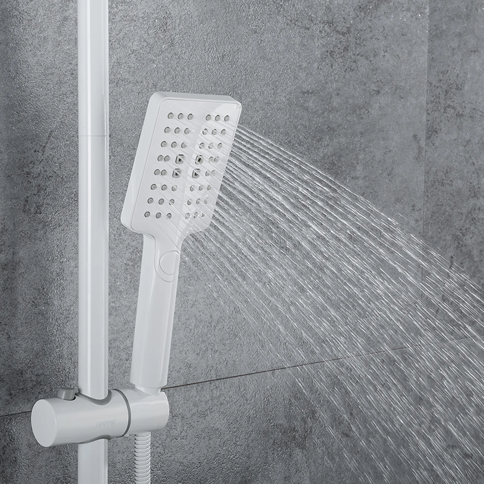 Душевая система с термостатом GAPPO G2491-8, белый