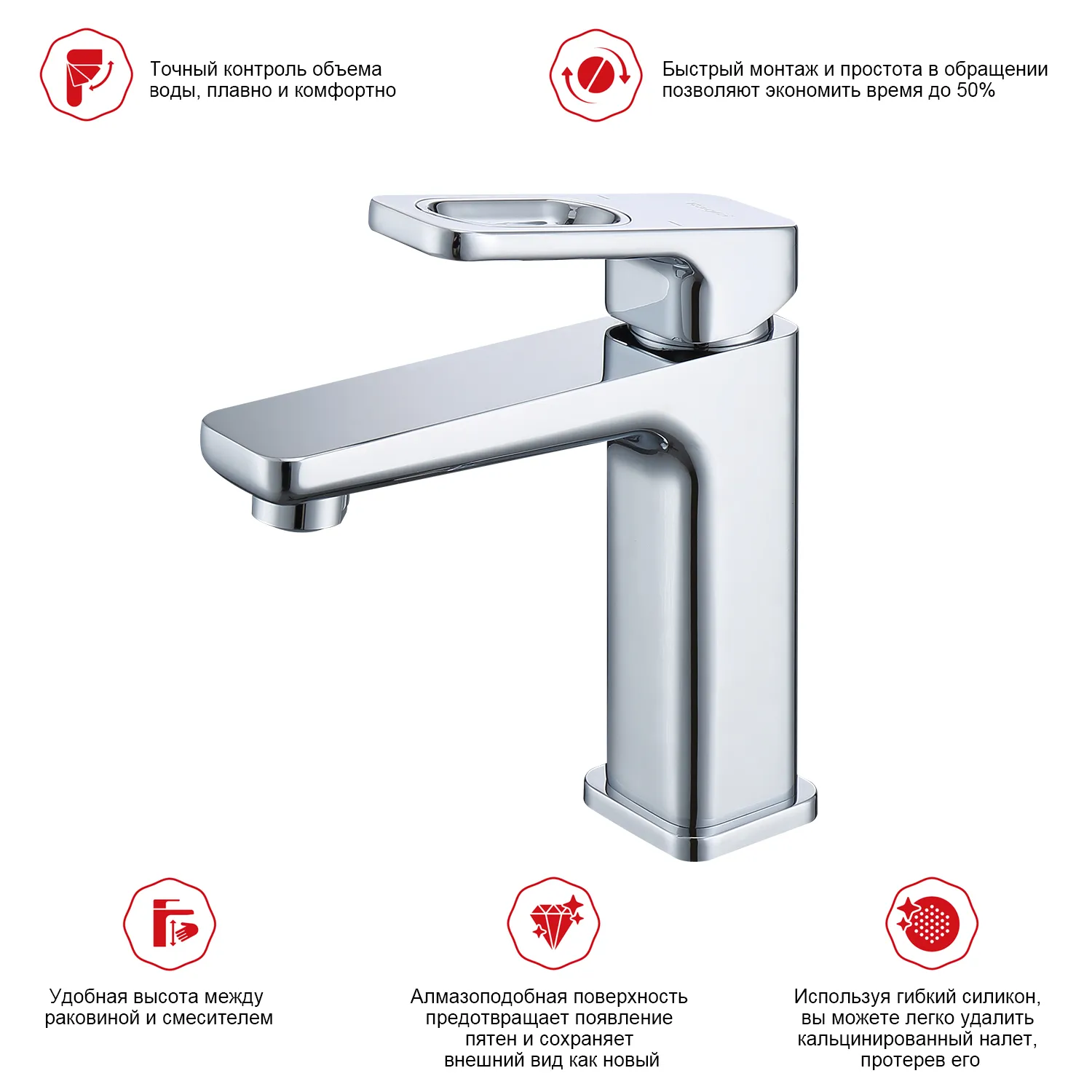 Смеситель Raglo для умывальника (R51.10)