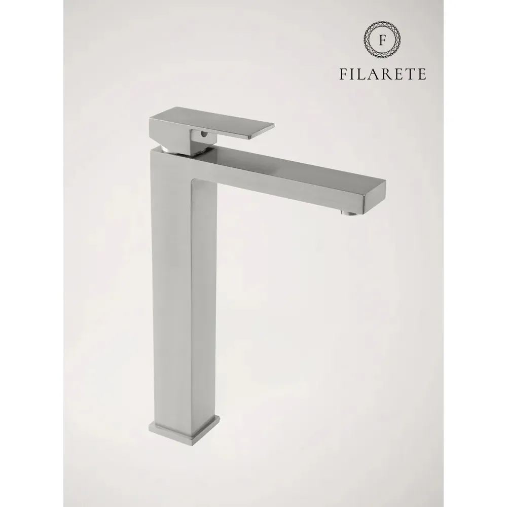 Смеситель для раковины высокий FILARETE Fing FL6040NK, никель