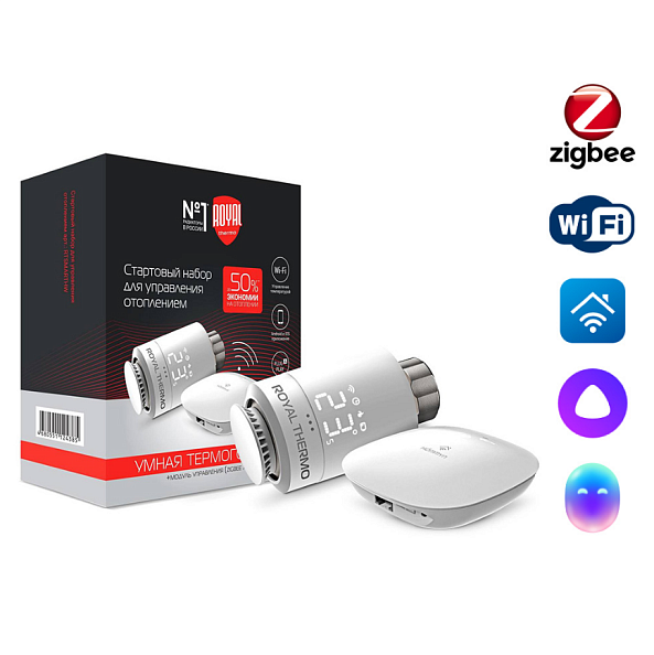 Набор для дистанционного управления отоплением Royal Thermo, белый (RTSMARTHW)
