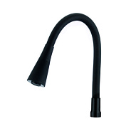 Гибкий излив 1/2″ черный Savol S-MCG-H