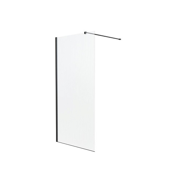 Душевая перегородка Knotlor WI100CG1GM 100х200, оружейная сталь