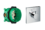 15760000S Set HG Select Highflow термостатический смеситель для душа (15760000+01800180)