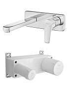 102167613EX-K + 102166601EX NIOBE настенный смеситель для раковины (внешняя часть) + скрытая часть