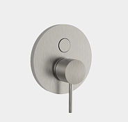 Смеситель для душа Fima Carlo Frattini Spillo Steel, на 2 потребителя, с переключателем, нержавеющая сталь (F3079E2INOX)