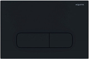 KDI-0000017 (002D) Панель смыва Черная матовая (клавиши прямоугольные)