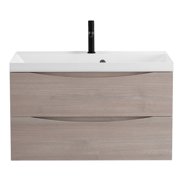 База под раковину подвесная BelBagno Marino 800х500х450 мм, Rovere Grigio (MARINO-800-2C-SO-RG-P)