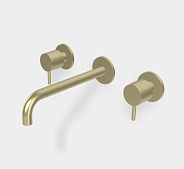 Смеситель для раковины Fima Carlo Frattini Spillo Up, брашированный шампань (F3161L/5HS)