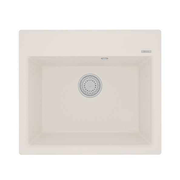 Кухонная мойка Lemark HANKA 570 врезная прямоугольная из кварцгранита цвет: Жасмин  (9910016)