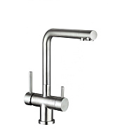 Смеситель для кухни с подключением фильтра Florentina АРЕС 333.20H.2113.900, нержавеющая сталь