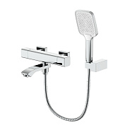 Смеситель Raglo R01.36 для ванны и душа с термостатом излив повротный 15 см, хром