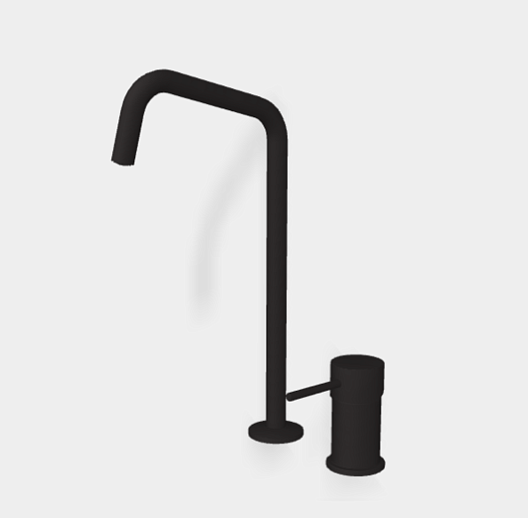 Смеситель для раковины Fima Carlo Frattini Spillo Up, черный матовый (F3271NDNS)