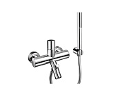 Смеситель для ванны и душа Fantini Nostromo, белый матовый (50 29 1615)