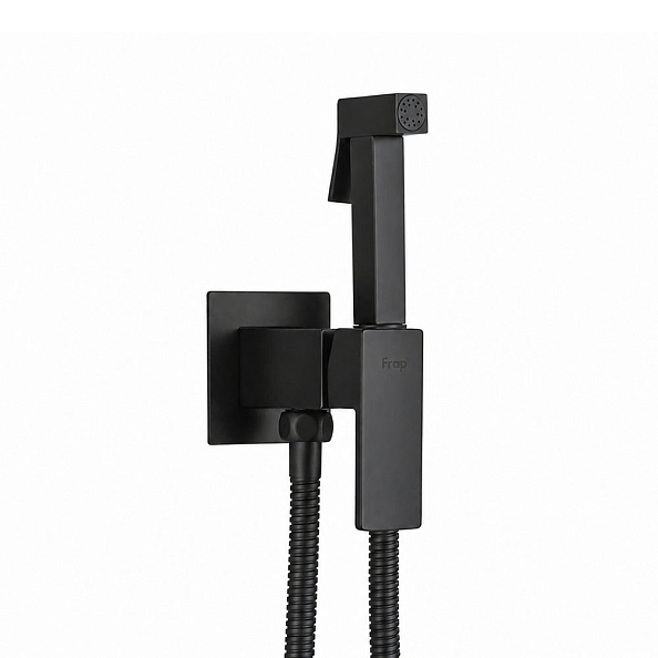 Гигиенический душ со смесителем FRAP F7506-6, черный