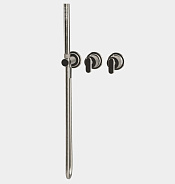 Смеситель для душа Fima Carlo Frattini Park Lane, на 2 потребителя, никель брашированный (F1319WX9SN)