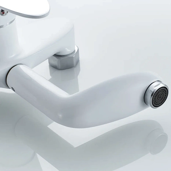 Душевая система Shevanik S9836F, белый/хром