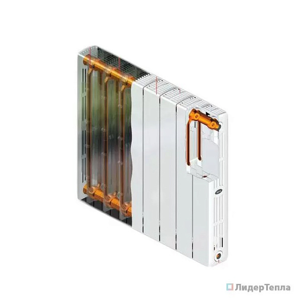 Биметаллический радиатор Rifar Supremo 500, 4 секции, с боковым подключением