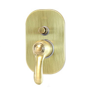 Смеситель для душа встраиваемый Webert Aurora AU860101065, бронза