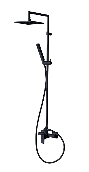 Душевая колонна со смесителем Cezares Porta, черный матовый (PORTA-CD-NOP)