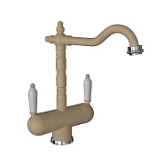 Смеситель для кухни с подключением фильтра Florentina АРИЯ 333.21H.2113.104, бежевый