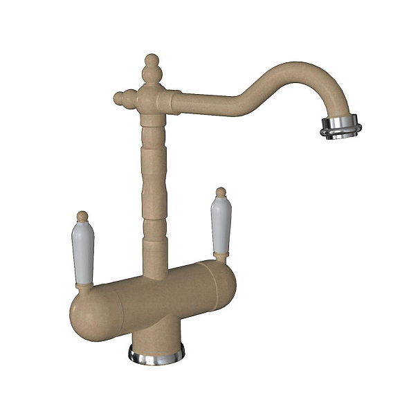 Смеситель для кухни с подключением фильтра Florentina АРИЯ 333.21H.2113.104, бежевый