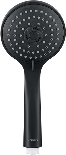 Ручной душ AQUATEK AQ2003MB 3jet, матовый черный
