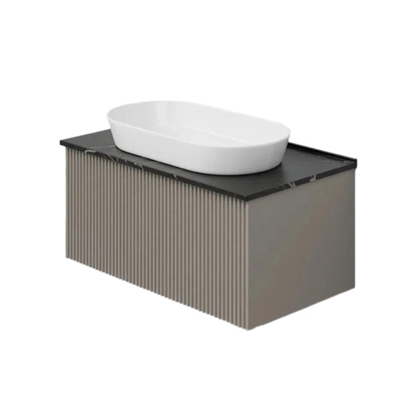 Тумба под раковину подвесная La Fenice Terra FNC-01-TER-C-80, бежевая